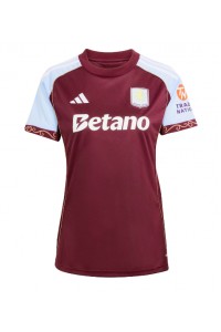 Fotbalové Dres Aston Villa Dámské Domácí Oblečení 2025-26 Krátký Rukáv